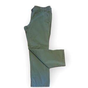 New York &  Company Army Green Slightly Distressed Bootcut Pants Size 14